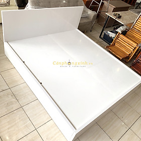 Mua  Freeship HCM  Giường ngủ Trắng gỗ cn MDF 2 hộc kéo CPX-G30