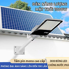 Mua Đèn Năng Lượng Mặt Trời 1000W - Đèn Cao Áp Siêu Sáng  đèn đường- K1534