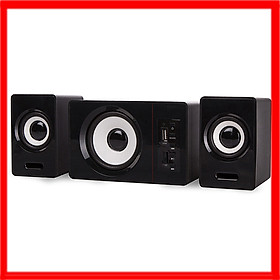 Mua Bộ 3 Loa Vi Tính D-200D Hỗ Trợ Bluetooth USB Thẻ Nhớ Âm Thanh Sống Động Để Bàn Cao Cấp