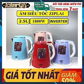Mua Ấm Siêu Tốc 2 Lớp JipLai Thái Lan Dung Tích 2.5L Cao Cấp