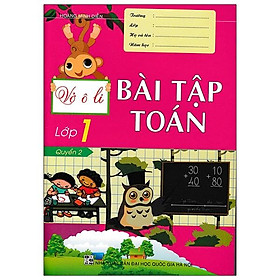 Vở Ô Li Bài Tập Toán Lớp 1 - Quyển 2 (Tái bản 2020)