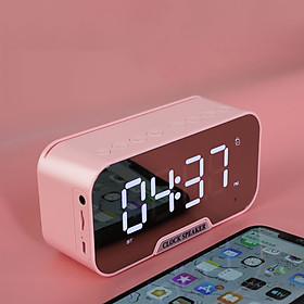 Mua Loa bluetooth đồng hồ Yoking D88 mini không dây nghe nhạc làm đèn ngủ màn hình soi gương âm thanh lớn hàng chính hãng