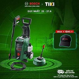 Mua Máy phun xịt rửa Bosch Universal Aquatak 125 kèm Phụ kiện chà rửa sân Aquasurf 250 và Ống nước nối dài Bosch 6m