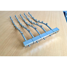 Mua móc treo quần áo gắn tường và cài thanh inox  mẫu 5 bi  7bi  9 bi  giá  kệ treo quần áo cho cửa hàng và shop thời trang
