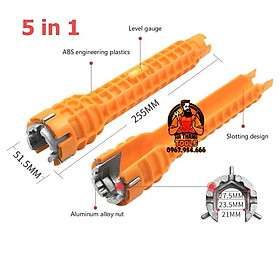 Mua Dụng Cụ Vặn Vòi Ống Nước Chuyên Dụng Kèm Livo - Cờ Lê Vặn Dây Cấp Nước Đa Năng