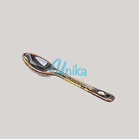 Mua Thìa Cafe Men Gấm Vàng - Thìa Cafe Sứ Đẳng Cấp - Gốm Sứ Unika Bát Tràng