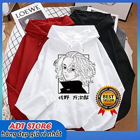 VIP 1 ÁO Hoodie in hình Anime Tokyo Revengers Mikey Sano màu trắng độc đẹp giá siêu rẻ