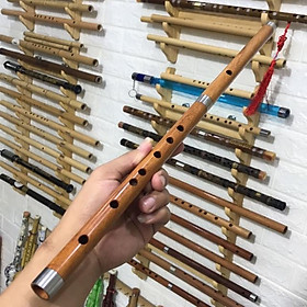 Mua Sáo gỗ khớp inox tone đô