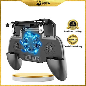 Mua Tay Cầm Chơi Game FLOVEME thông minh tích hợp nút bắn có quạt tản nhiệt SR3 - Cảm ứng cơ học - Kèm Sạc Pin 2000Mah PUBG ROS FF - Hàng chính hãng