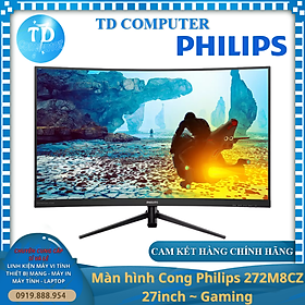 Mua Màn hình máy tính Philips 272M8CZ 24inch Cong ~ Gaming (27  VA FHD 165Hz  HDMI + DisplayPort) - Hàng chính hãng Viễn Sơn phân phối
