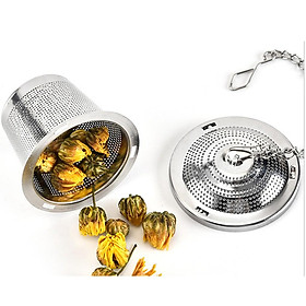 Mua Túi lọc trà Inox 304 cao cấp SSGP - Hũ lọc bã gia vị  pha trà tiện dụng có dây treo