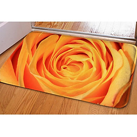 Flower Anti Slip Door Mat Floor Area Entrance Matting Kitchen Bedroom Carpet