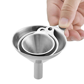 Hình ảnh Small Funnel Set for Kitchen Hip Flask Funnel for Cooking Liquid Powder Filling