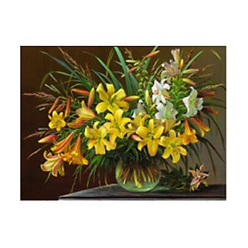 Mua Tranh đính đá Hoa Lg1615 (65x50) chưa đính