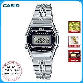 Đồng hồ nữ Casio điện tử dây thép LA690WA-1DF (27mm)