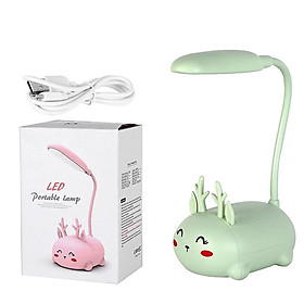 Mua Đèn bàn để học mini   đèn ngủ hình thú đáng yêu ( kèm sạc usb thông minh)