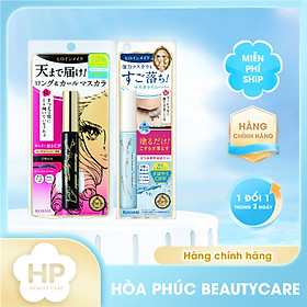 Combo Mascara Làm Nâng Cong Dài, Dày Rậm Mi Và Tẩy Trang Mi Kissme (6g & 6.6ml)