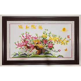 Mua TRANH THÊU - MAI ĐÀO SUM HỢP