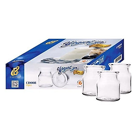 Mua Combo 12 hũ sữa chua yogurt thủy tinh camdaco chính hãng