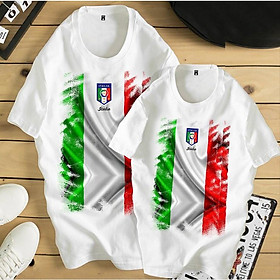 Áo thun bóng đá vải cotton, mặc thoáng mát, form slimfit đẹp, mẫu ATGD08- Thời Trang Waoo