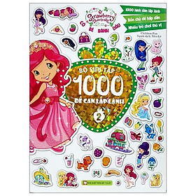 Sách Cô Bé Bánh Dâu - 1000 Đề Can Lấp Lánh (Tập 2)