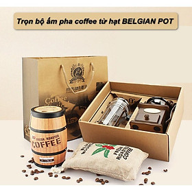 Bộ ấm pha coffee từ hạt BELGIAN POT