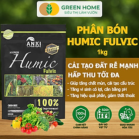 Mua Phân Bón Humic Fulvic GreenHome  Gói 1Kg  Cải Tạo Đất  Kích Thích Ra Rễ  Tăng Hấp Thụ Phân Bón