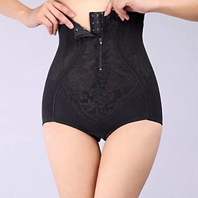 Quần gen nịt bụng kéo khóa móc cài , thanh chống gập định hình eo cao cấp