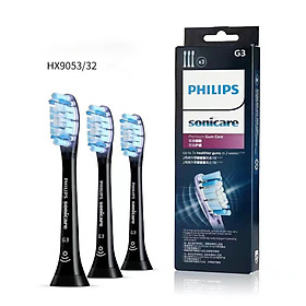 Philips - HX9053 3pcs Sonicare G3 Premium Đầu bàn chải đánh răng sonic tiêu chuẩn - Black