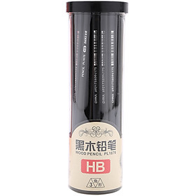 Hộp 36 Cây Chì Chuốt HB - Thân Đen Baoke PL 1676