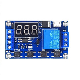 Mua Mạch tạo trễ 0-999 phút dùng Relay JZ-801/M421   Mạch hẹn giờ 5V-30V đóng ngắt thiết bị # linh kiện điện tử