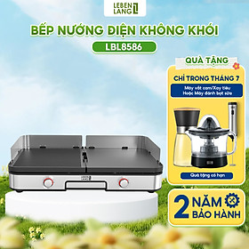 Mua Bếp nướng điện không khói Lebenlang LBL8586  khay nướng tháo rời  chống dính cao cấp  công suất 2000W  bảo hành 2 năm - hàng chính hãng