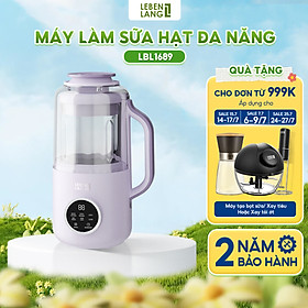 Mua Máy làm sữa hạt đa năng Lebenlang LBL1689  500W  800ml  tiết kiệm thời gian  có hẹn giờ  bảo hành 2 năm - hàng chính hãng