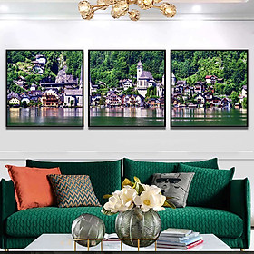 Mua Tranh canvas treo tường Decor sơn thủy hữu tình- DC121