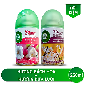 Lõi xịt phòng AIRWICK, Anh Quốc, hương thơm tươi mát, thư giãn, khử mùi hiệu quả và lưu hương lâu 250ml