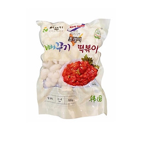 Bánh gạo tokbokki Hàn Quốc tim sao  - loại nhập khẩu