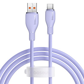 Cáp Sạc Nhanh Baseus Pudding Series Fast Charging Cable USB to Type-C 100W (Hàng chính hãng)