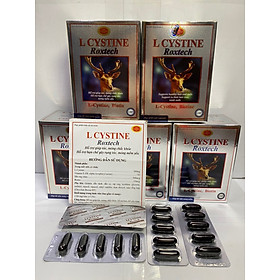 Combo 2 Hộp Viên uống L-Cystine  Biotin, giúp khỏe tóc, mọc tóc, giảm gãy rụng tóc - Hộp 60 viên (2 mẫu ngẫu nhiên)