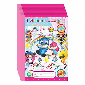 Lốc 10 Tập (vở) 4 Ô Ly 1st School KLONG 48 trang MS 039