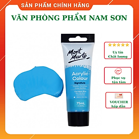 Màu ACRYLIC COLOUR SIGNATURE MONT MARTE cao cấp dạng tuýp 75ML vẽ trên nhiều chất liệu như Tường, Kính, Vải