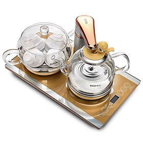 Mua Bếp Điện Đun Nước Pha Trà Tại Bàn Thông Minh Tự Động Thuỷ Tinh cabosilicat chịu nhiệt - F92 Màu Vàng Nhạt