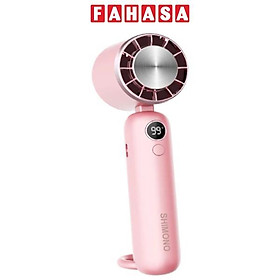 Quạt Cầm Tay Mini Chế Độ Làm Lạnh Siêu Nhanh - Shimono SM-CHF17 - Màu Hồng