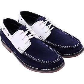 Giày Mọi Nam Huy Hoàng HT7168 - Trắng Phối Xanh (Size