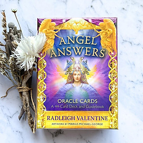 Bài Oracle Angel Answers 44 Lá Bài Tặng Hướng Dẫn Tiếng Việt Và Đá Thanh Tẩy