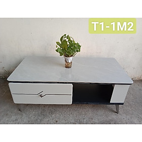 Mua Bàn trà sofa Tundo mặt đá nhập khẩu màu xám vân trắng