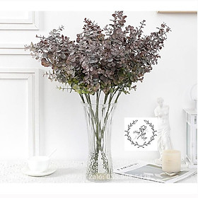 Mua Cành Lá Táo Giả Cao Su - Cành Lá Táo Giả Trang Trí Dài 70cm