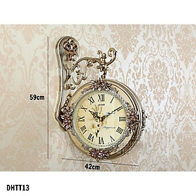 Mua Đồng Hồ Treo Tường xoay 360 độ DHTT13 Thiết kế đồng hồ xoay thông minh có thể xem giờ được ở cả 2 mặt.