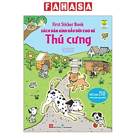 First Sticker Book - Sách Dán Hình Đầu Đời Cho Bé - Thú Cưng