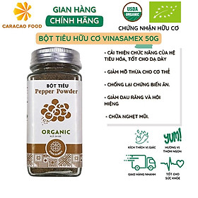 Bột tiêu hữu cơ Vinasamex 50g