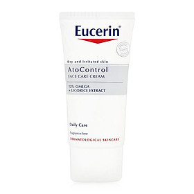 EUCERIN Kem Dưỡng Giảm Ngứa, Đỏ Cho Da Mặt Eucerin Ato Control 12% Omega